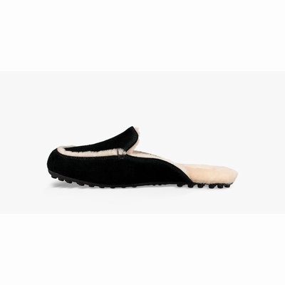 Chinelos UGG Lane Slip-On Mulher Pretas | PT-LNVGA